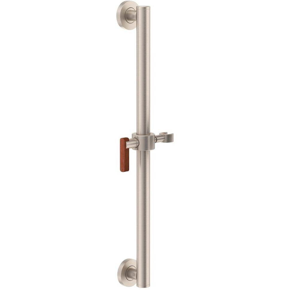 California Faucets - 24'' Grab Bar with Slide - Gloss White