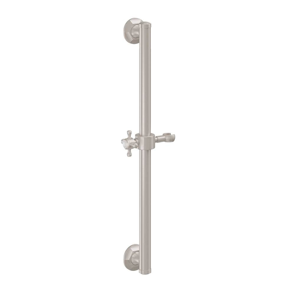 California Faucets - 24'' Grab Bar with Slide - Gloss White