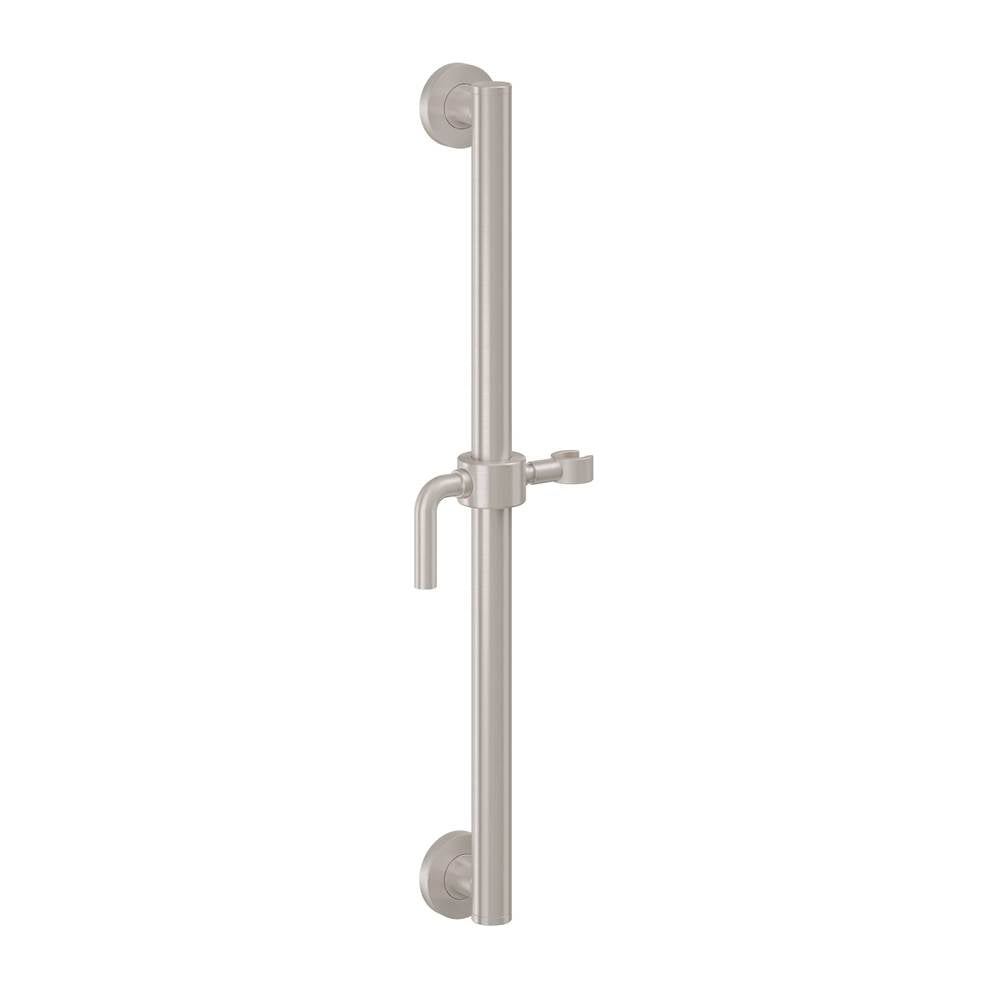 California Faucets - 24'' Grab Bar with Slide - Gloss White