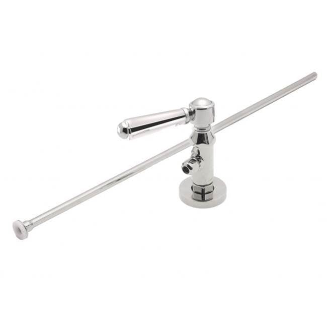 California Faucets - Deluxe Angle Stop Kit for Toilets - Gloss White
