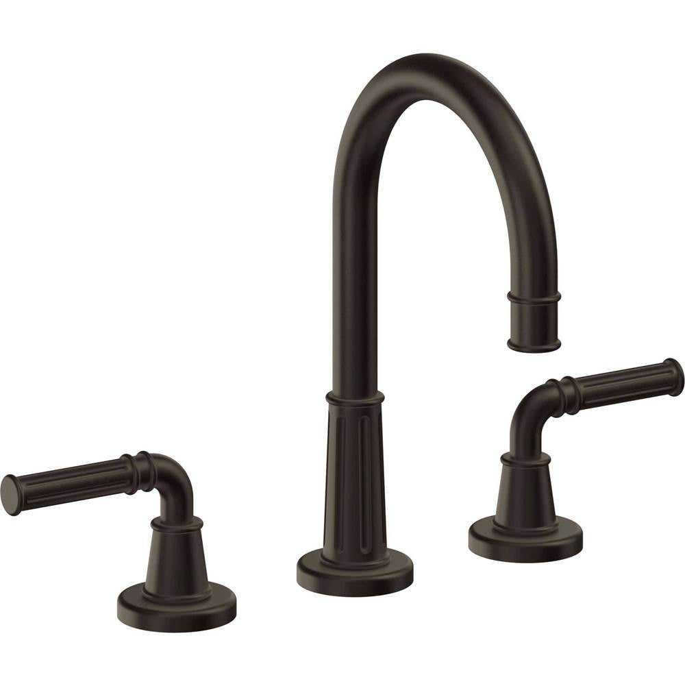 California Faucets - 8'' Widespread Lavatory Faucet with Completely Finished ZeroDrain - Bella Terra Bronze