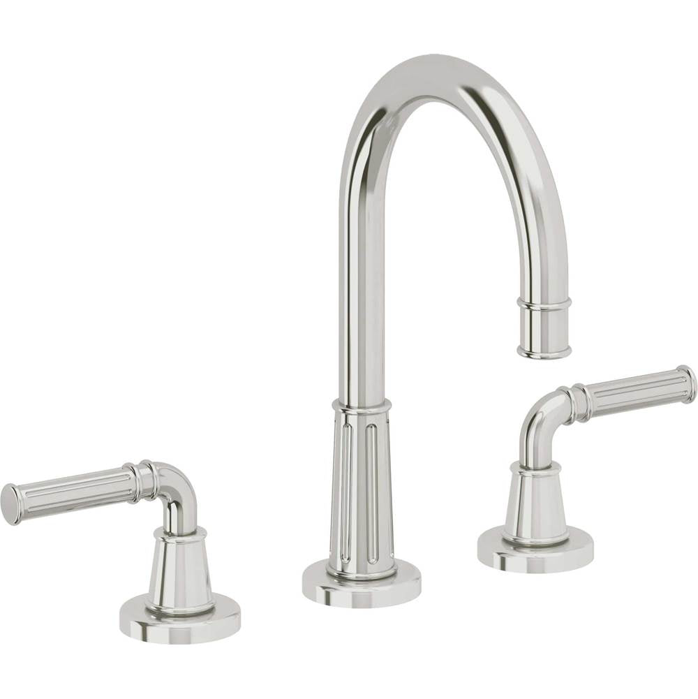 California Faucets - 8'' Widespread Lavatory Faucet with ZeroDrain - Polished Chrome