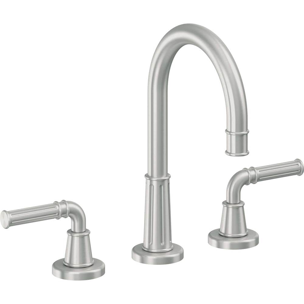 California Faucets - 8'' Widespread Lavatory Faucet - Satin Chrome Pvd