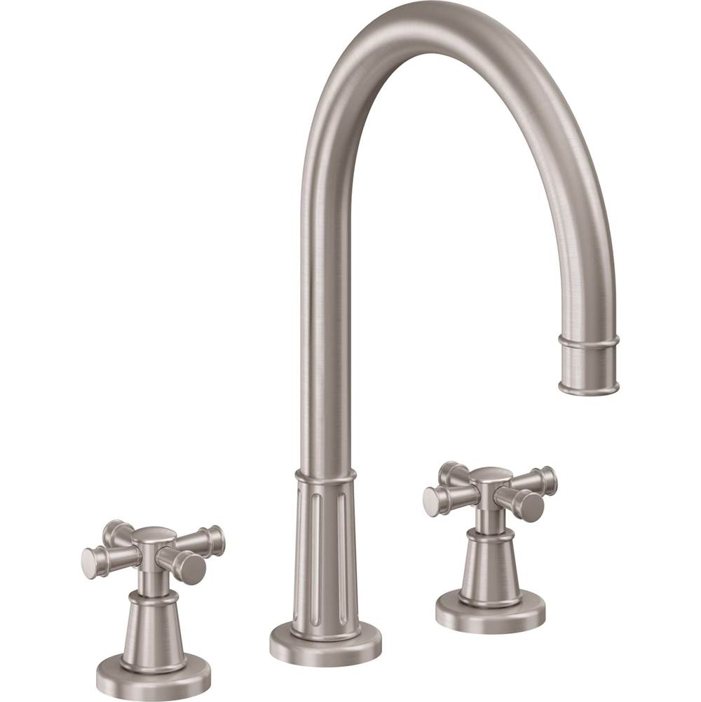 California Faucets - Complete Roman Tub Set - Gloss White