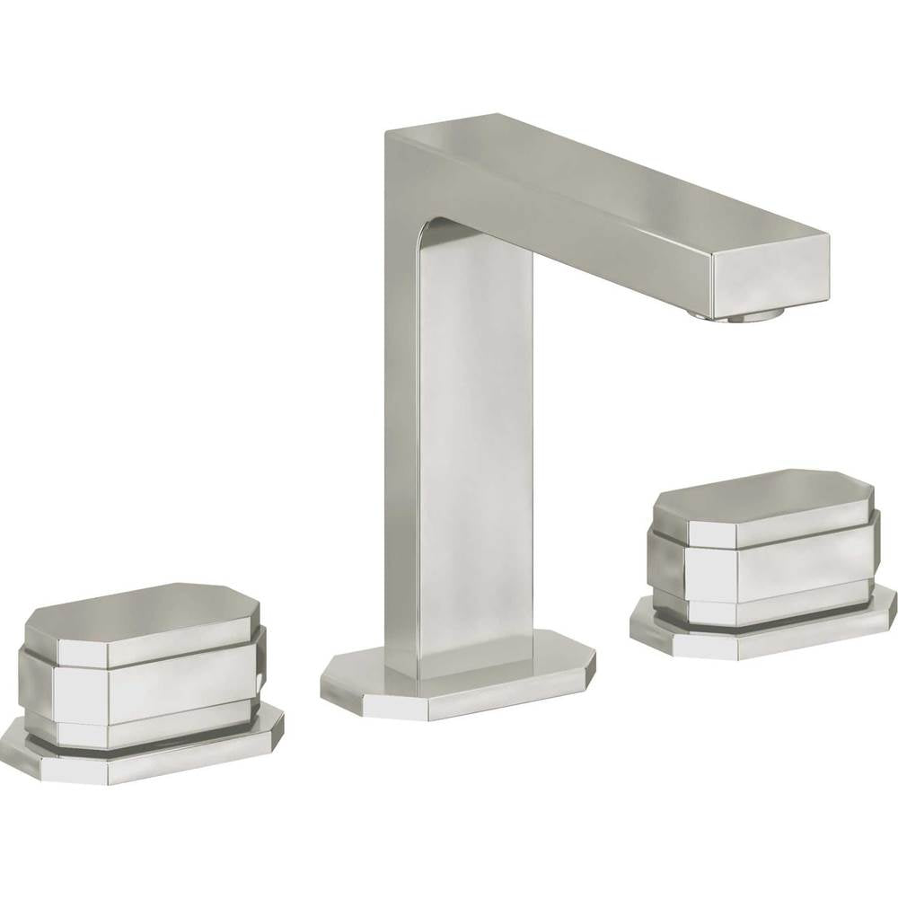 California Faucets - 8'' Widespread Lavatory Faucet - Polished Nickel Pvd
