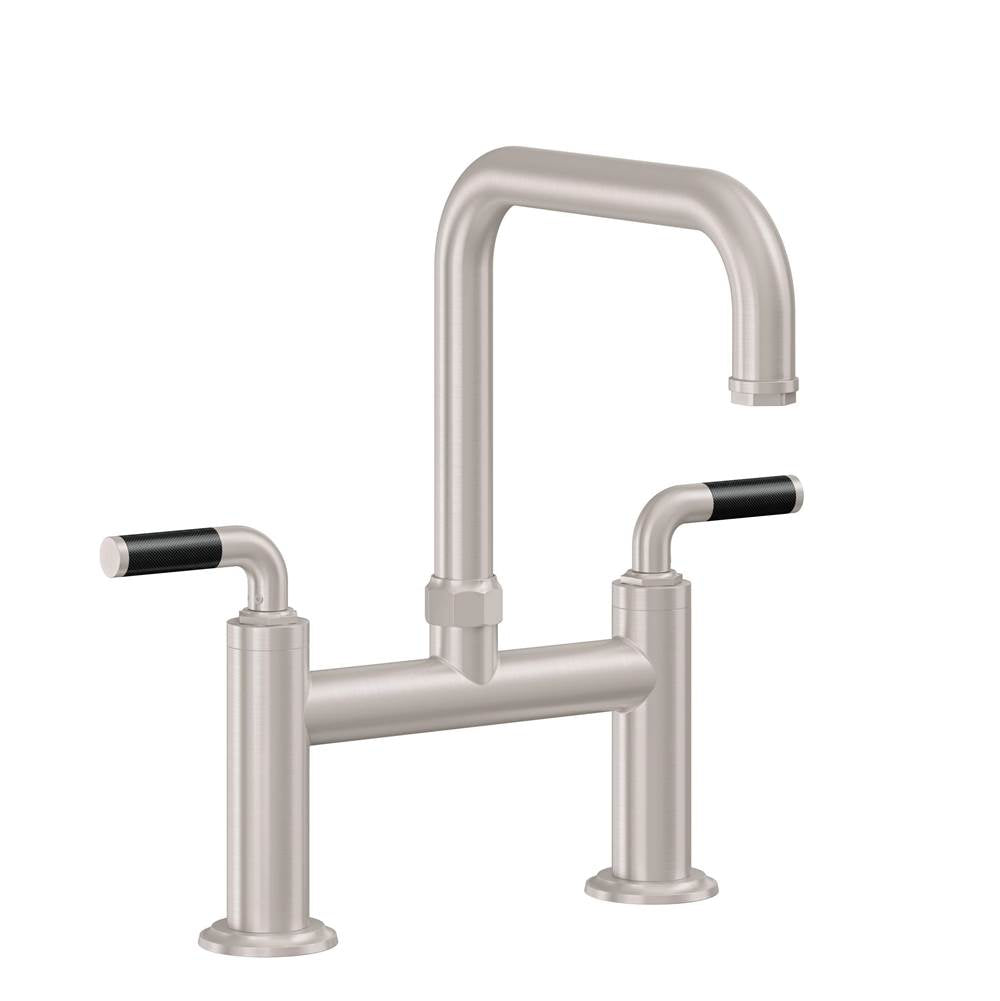 California Faucets - Bridge Kitchen Faucet - Quad Spout - Gloss White