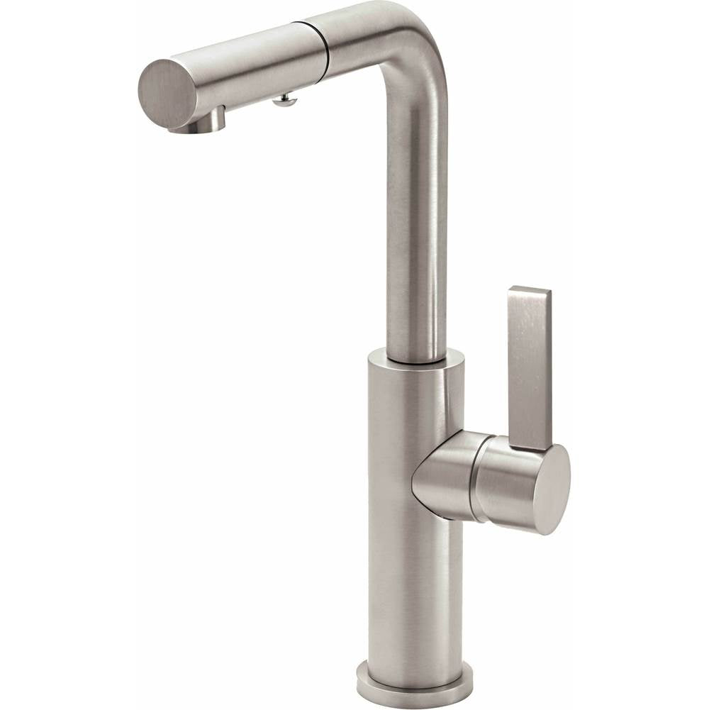 California Faucets - Pull-Out Kitchen Faucet - Gloss White