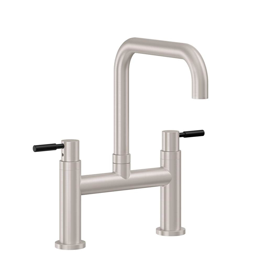 California Faucets - Bridge Kitchen Faucet - Quad Spout - Gloss White