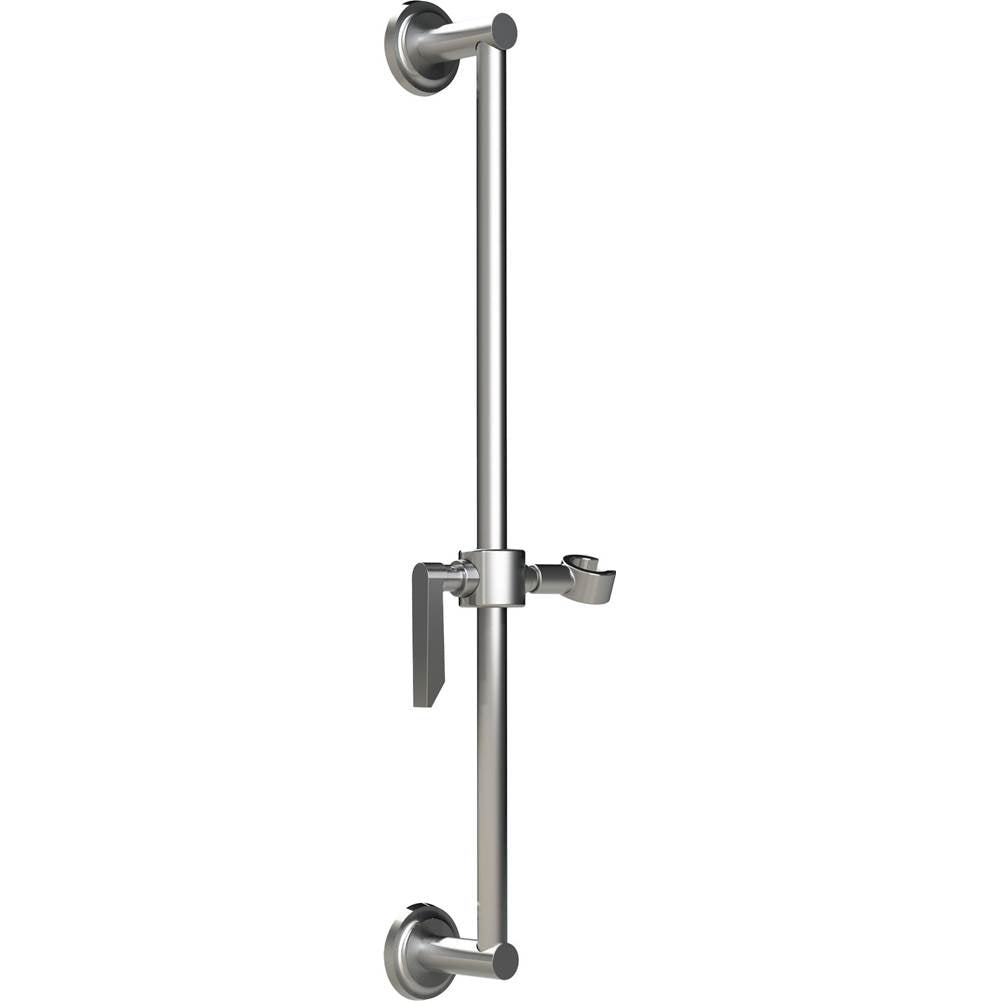 California Faucets - Wall Mounted Slide Bar - Gloss White