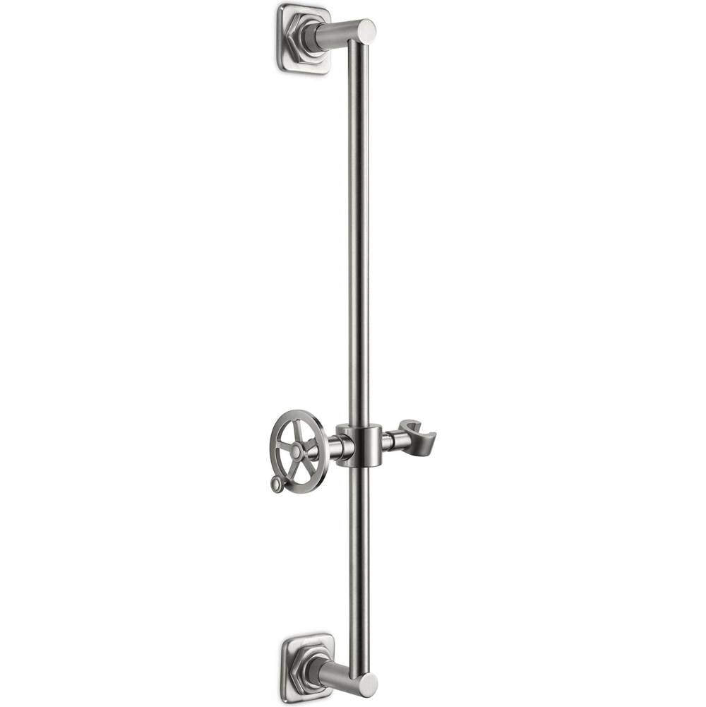 California Faucets - Wall Mounted Slide Bar - Gloss White