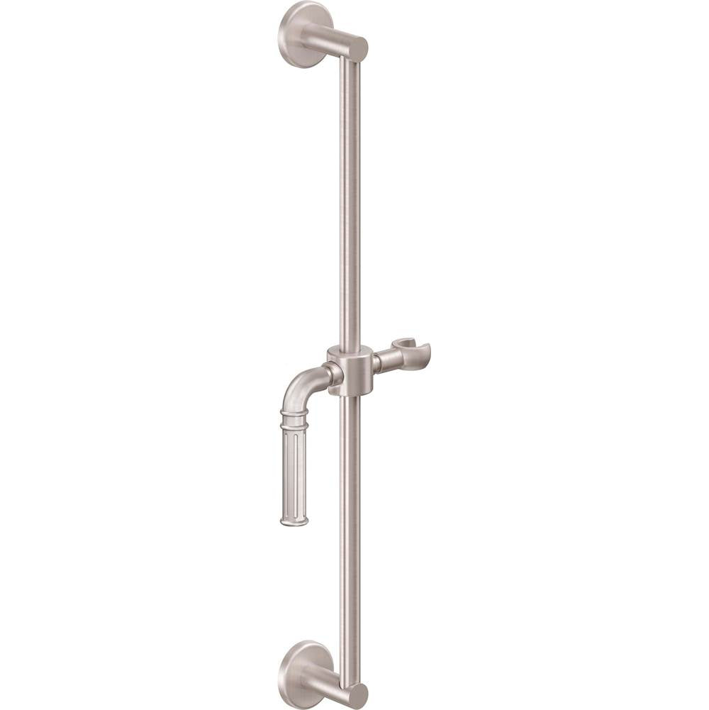 California Faucets - Wall Mounted Slide Bar - Gloss White
