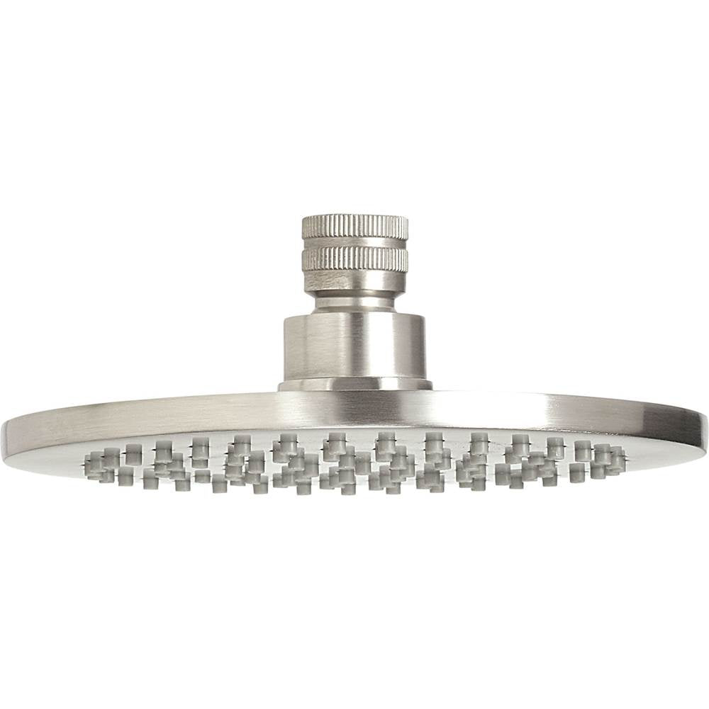 California Faucets - 6'' Diameter Ultra-Thin Round Showerhead - Gloss White