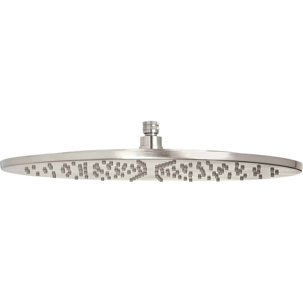 California Faucets - 16'' Diameter Ultra-Thin Round Showerhead - Gloss White