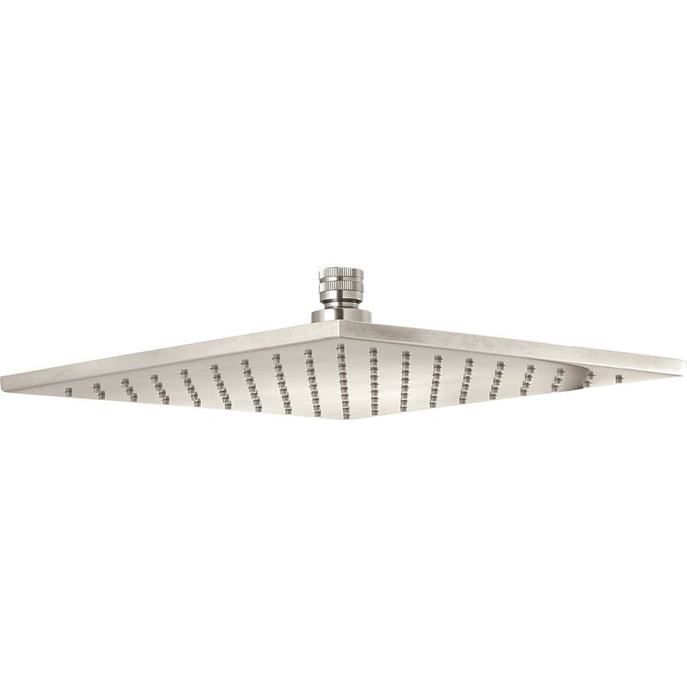 California Faucets - 10'' Ultra-Thin Square Showerhead - Gloss White