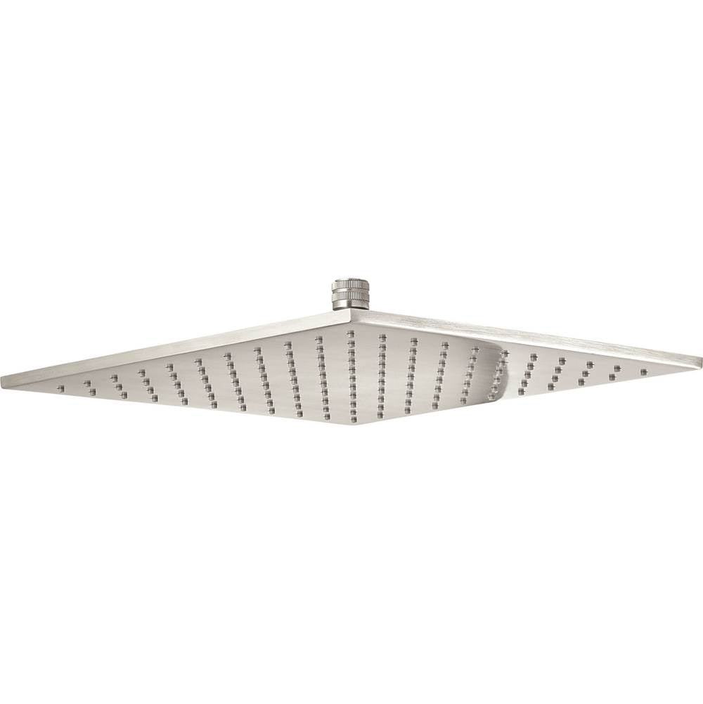California Faucets - 12'' Ultra-Thin Square Showerhead - Gloss White