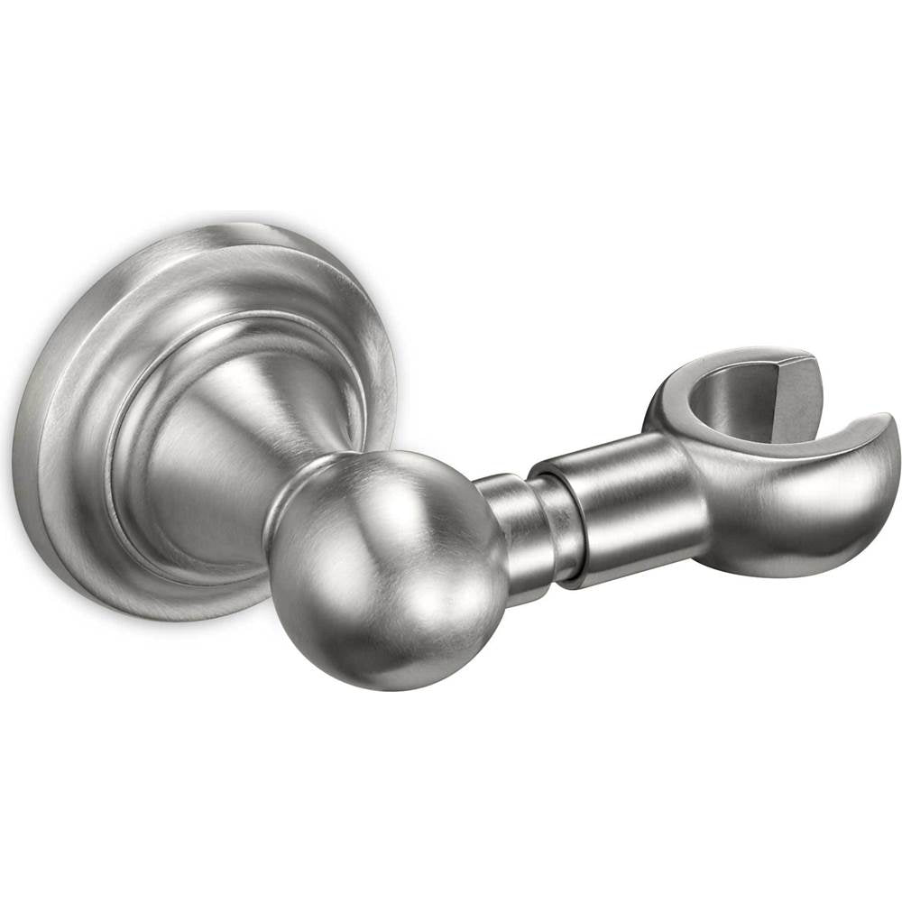 California Faucets - Decorative Swivel Wall Bracket - Concave Base - Gloss White