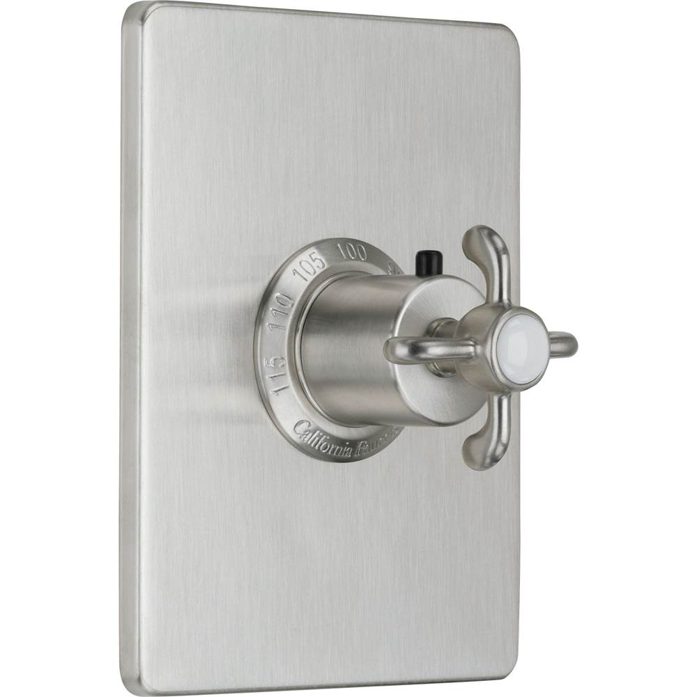 California Faucets - StyleTherm 3/4'' Thermostatic Trim Only - Gloss White