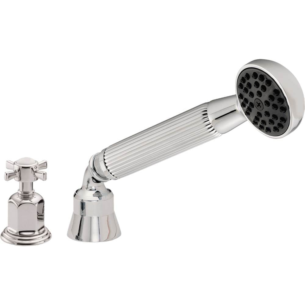 California Faucets - Complete Handshower & Diverter for Roman Tub - Gloss White