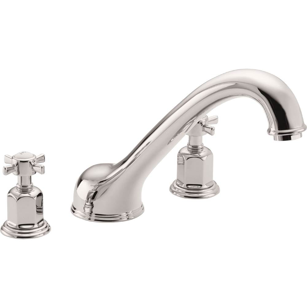 California Faucets - Complete Roman Tub Set - Gloss White
