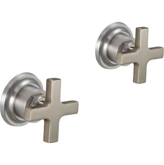 California Faucets - 2 Handle Tub or Shower Trim Only - Gloss White