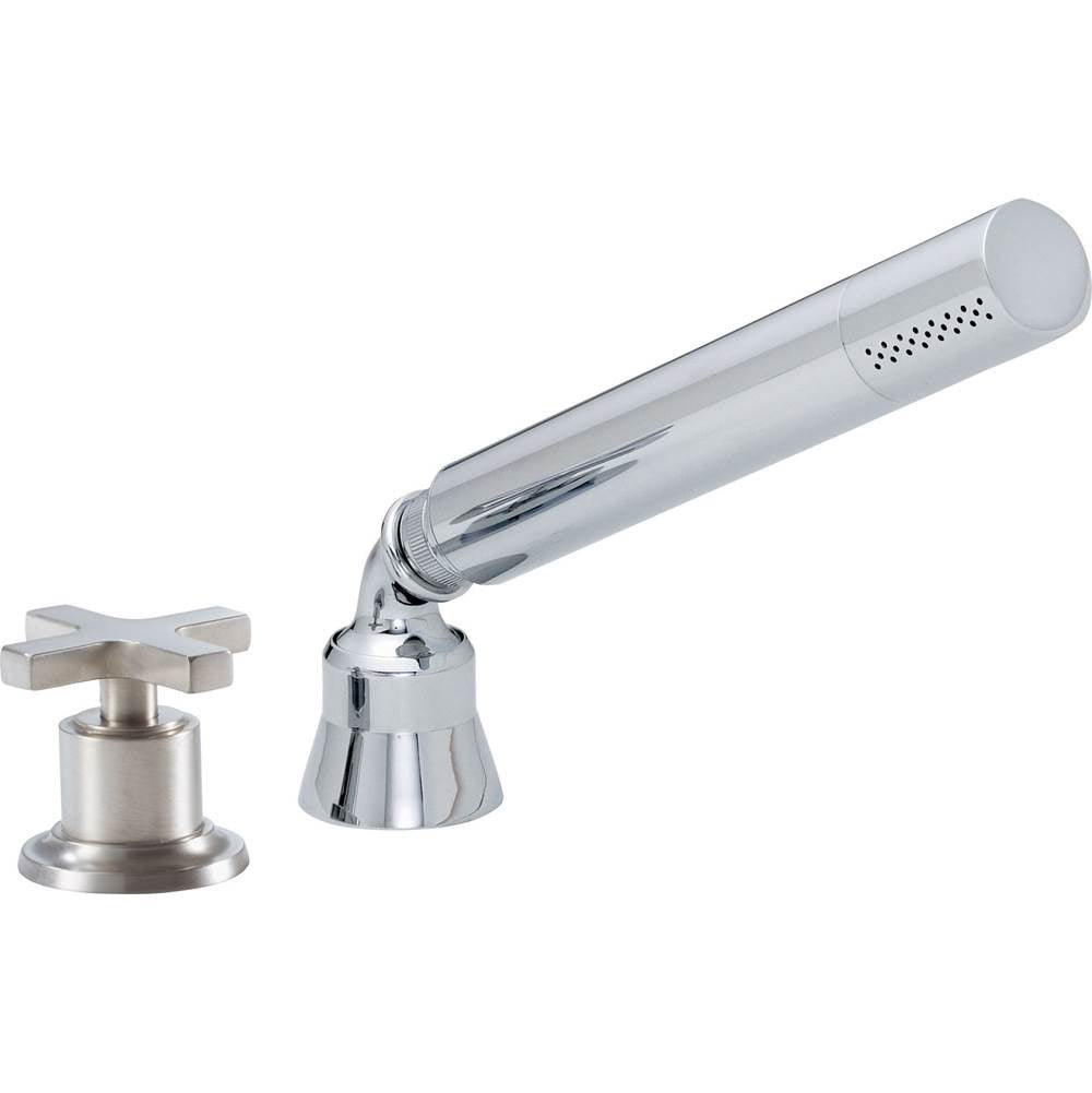 California Faucets - Complete Handshower & Diverter for Roman Tub - Gloss White