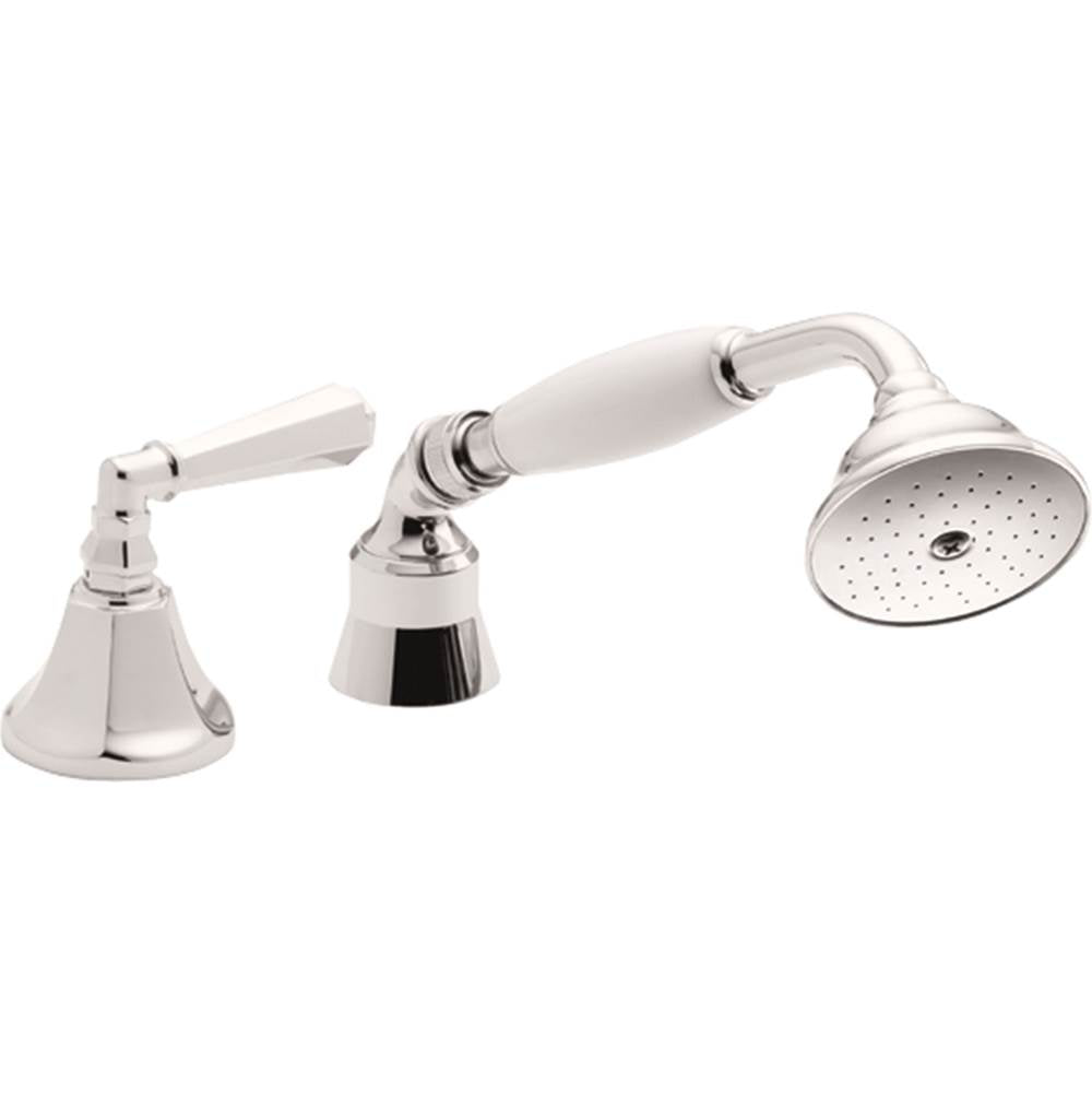 California Faucets - Complete Handshower & Diverter for Roman Tub - Gloss White