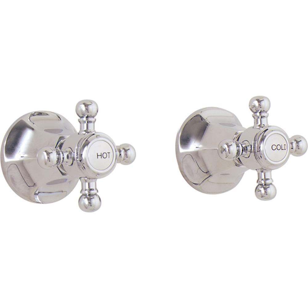 California Faucets - 2 Handle Tub or Shower Trim Only - Gloss White