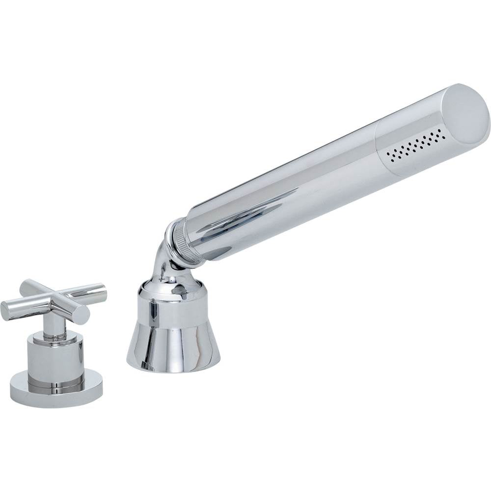 California Faucets - Complete Handshower & Diverter for Roman Tub - Gloss White