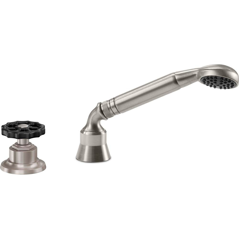California Faucets - Complete Handshower & Diverter for Roman Tub - Matte Black