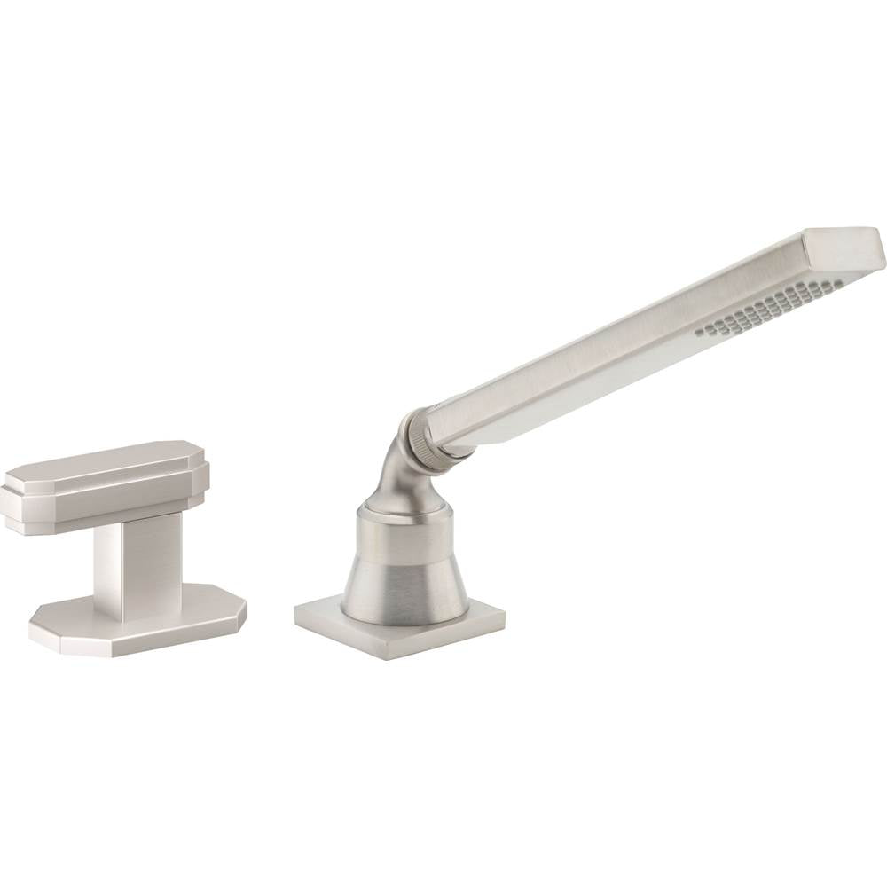 California Faucets - Complete Handshower & Diverter for Roman Tub - Gloss White