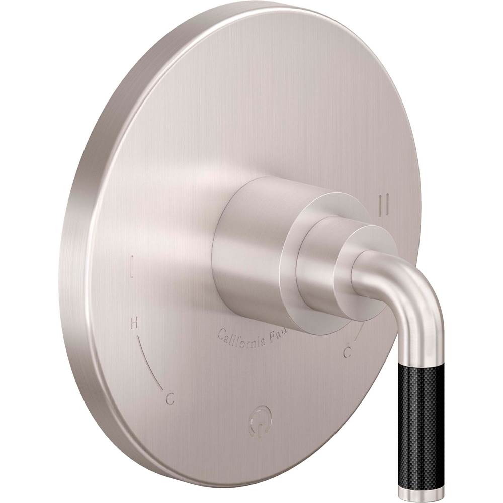 California Faucets - Dual Pressure Balance Trim Only - Gloss White