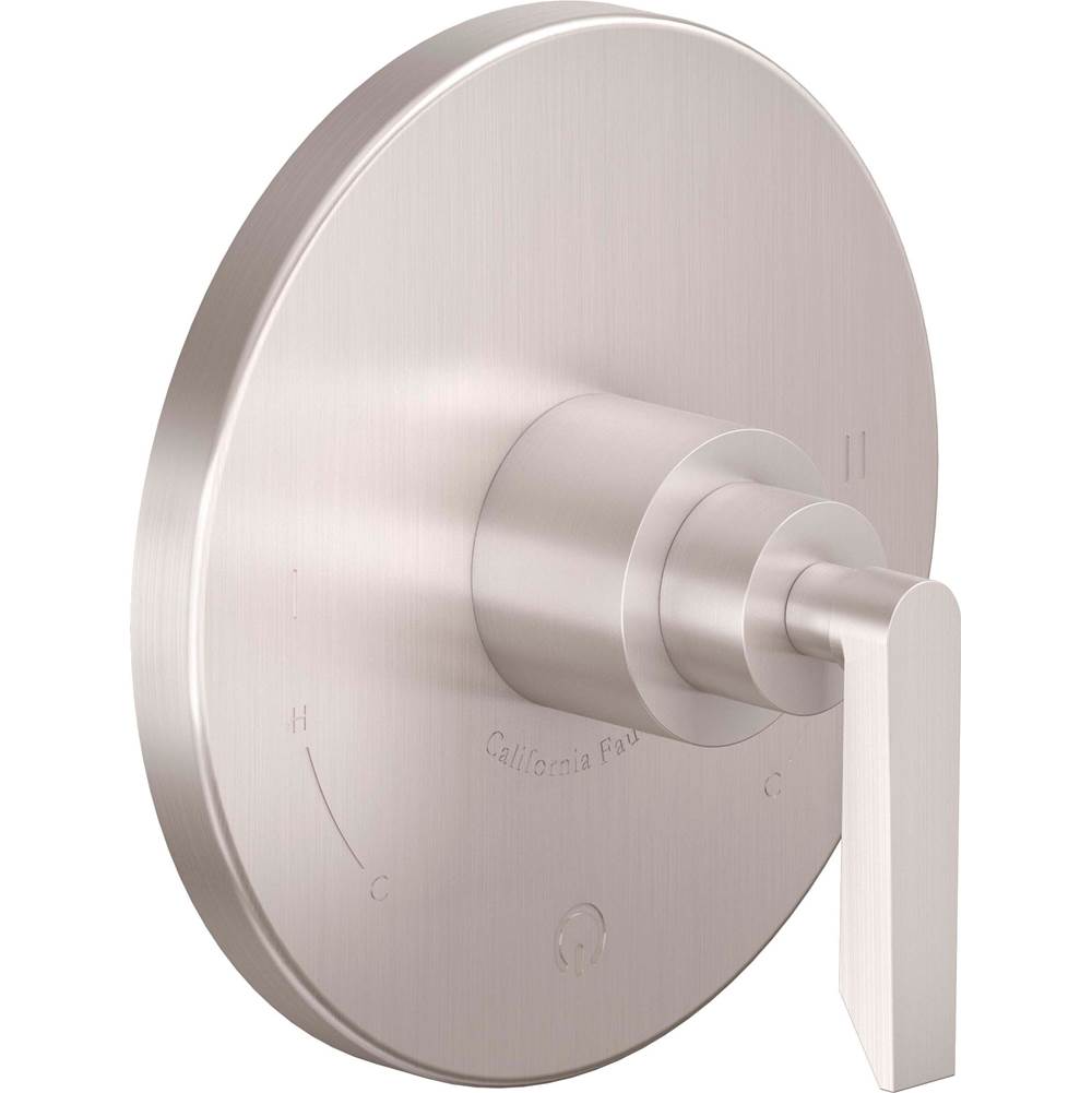 California Faucets - Dual Pressure Balance Trim Only - Gloss White