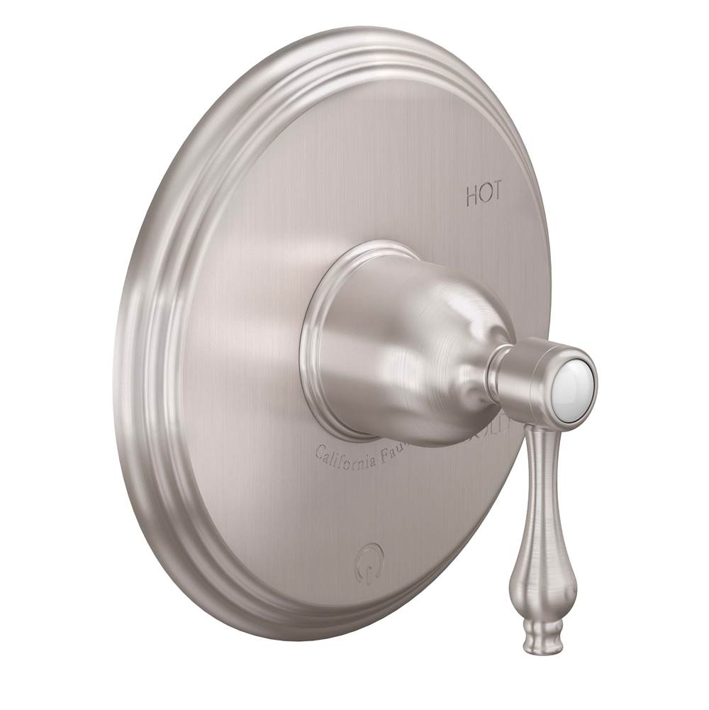 California Faucets - Pressure Balance Trim Only - Gloss White