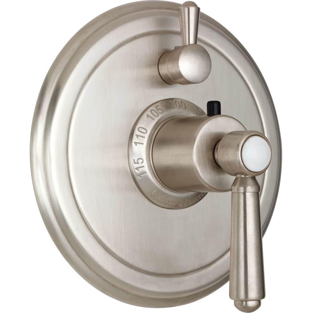 California Faucets - StyleTherm Trim Only with Single Volume Control - Gloss White