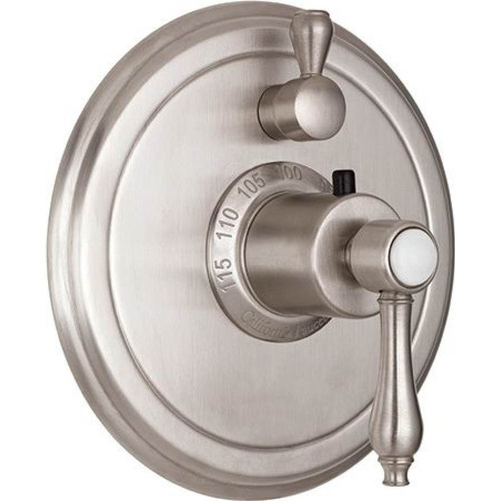 California Faucets - StyleTherm Trim Only with Single Volume Control - Gloss White