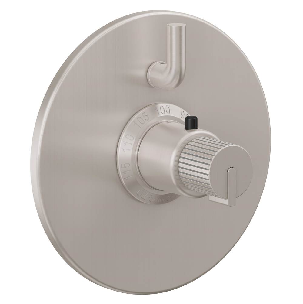 California Faucets - StyleTherm Trim Only With Single Volume Control - Gloss White