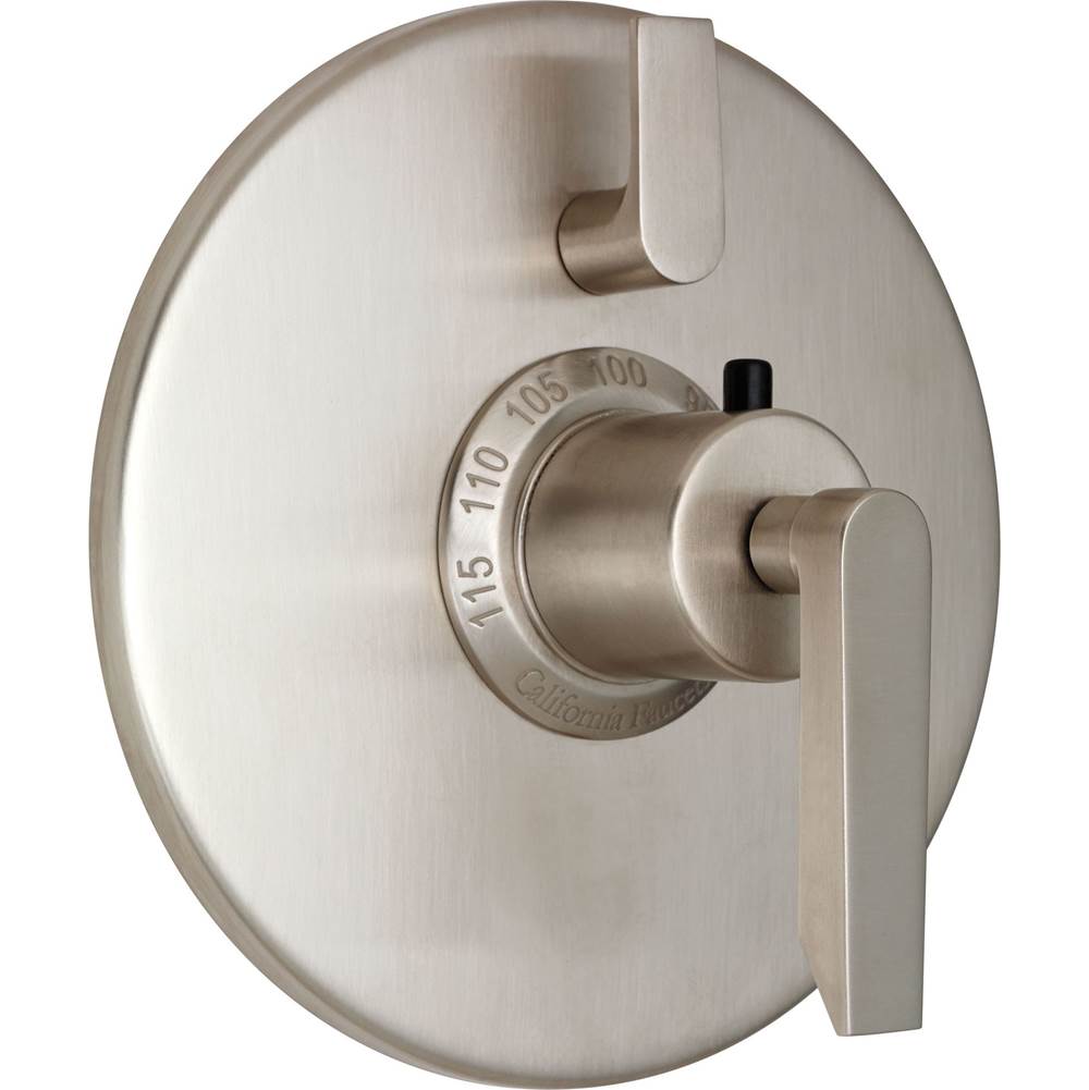 California Faucets - StyleTherm Trim Only with Single Volume Control - Gloss White