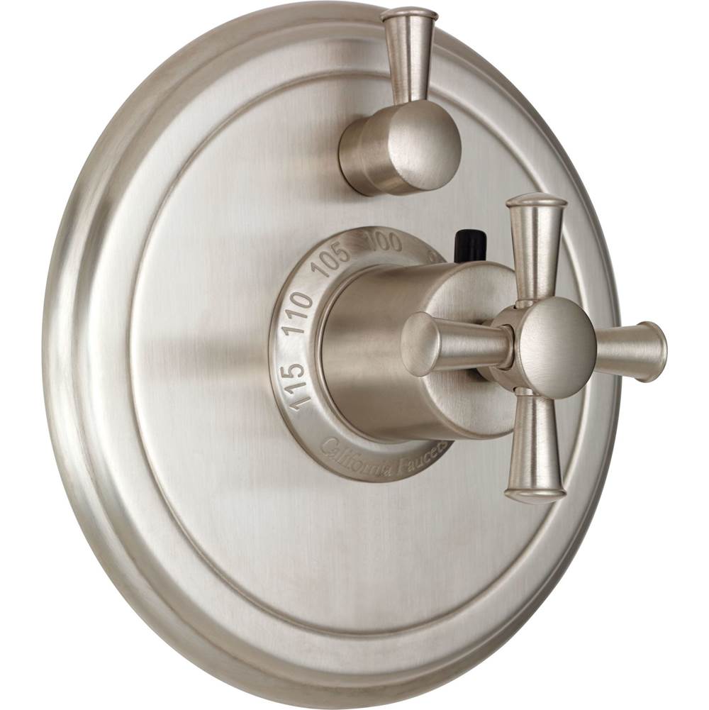 California Faucets - StyleTherm Trim Only with Single Volume Control - Gloss White