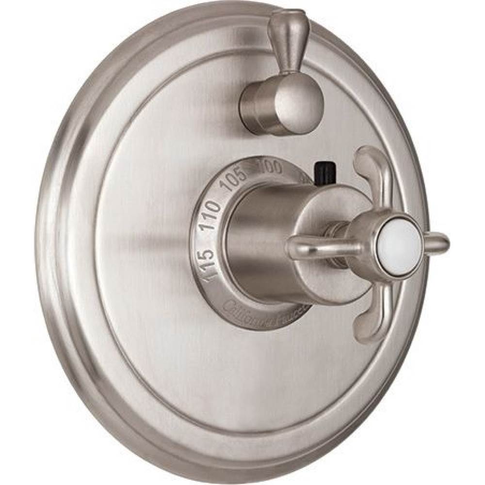 California Faucets - StyleTherm Trim Only with Single Volume Control - Gloss White