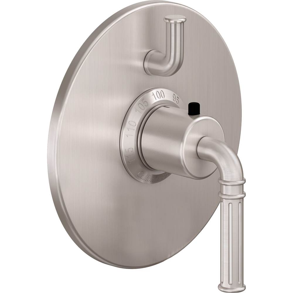 California Faucets - StyleTherm Trim Only with Single Volume Control - Gloss White