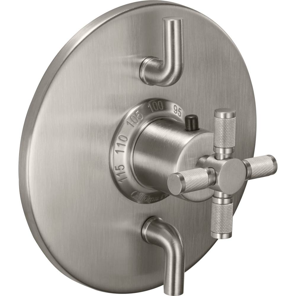 California Faucets - StyleTherm Trim Only with Dual Volume Control - Gloss White