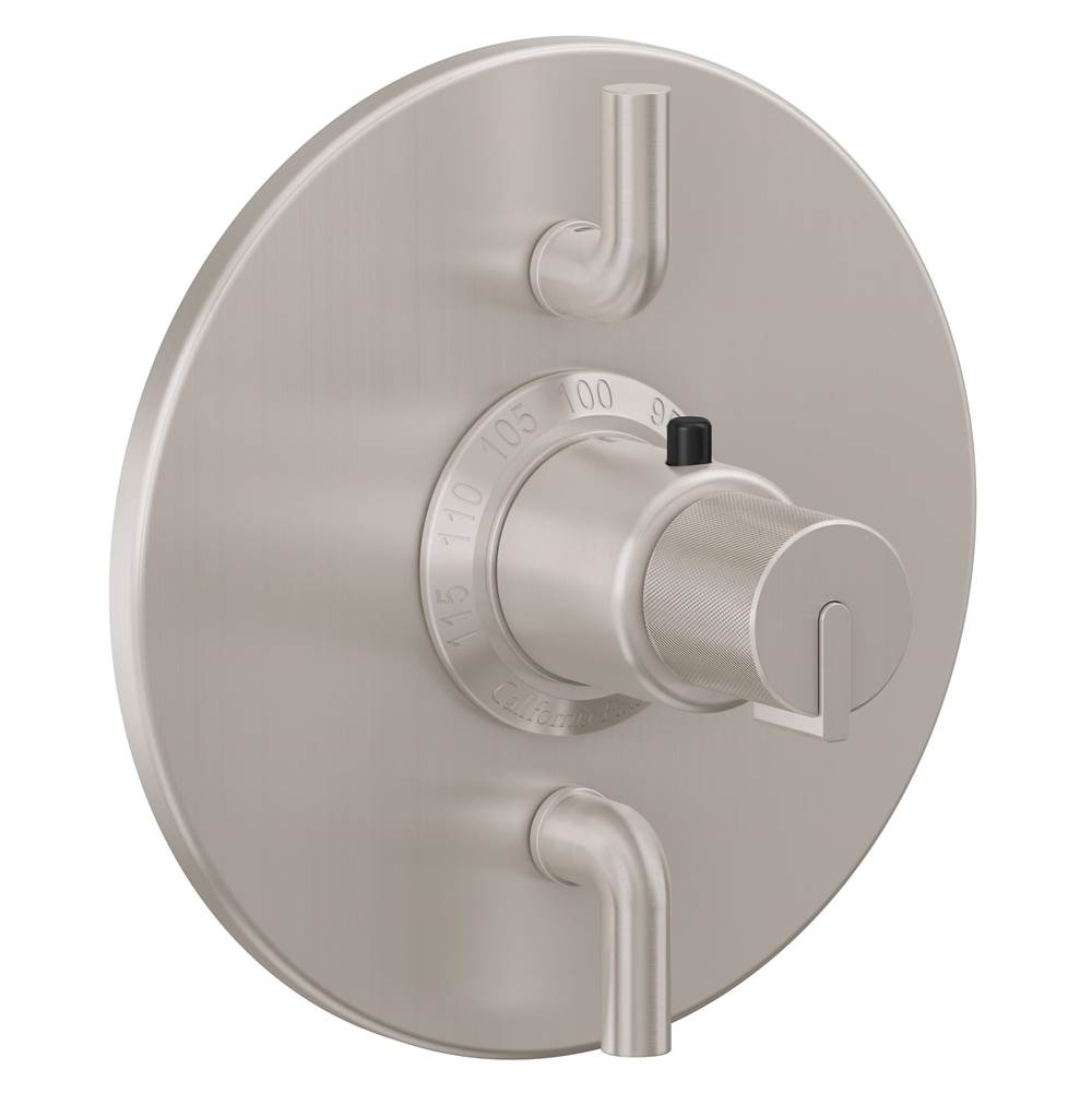 California Faucets - StyleTherm Trim Only with Dual Volume Control - Gloss White