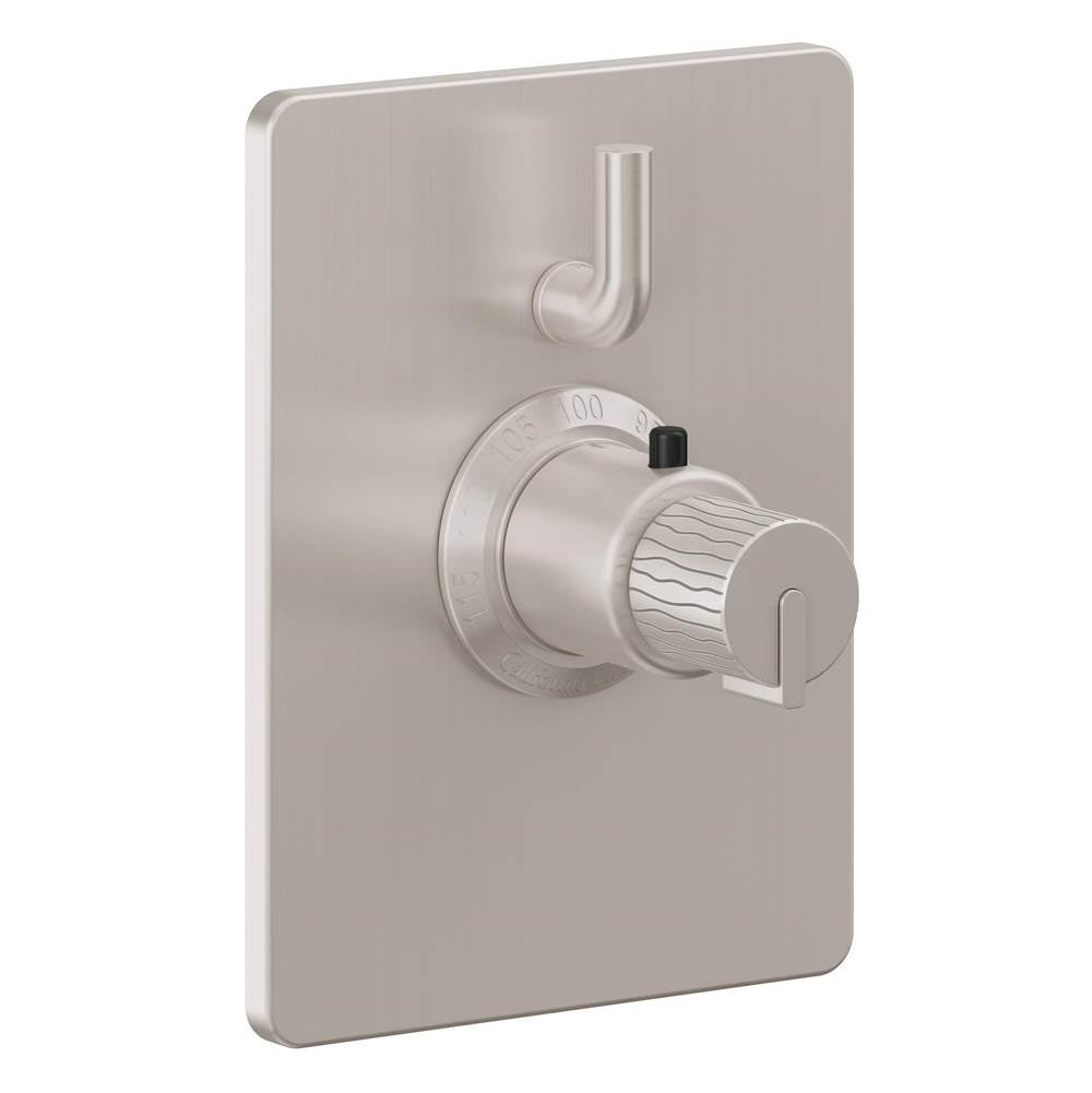 California Faucets - StyleTherm Trim Only With Single Volume Control - Gloss White