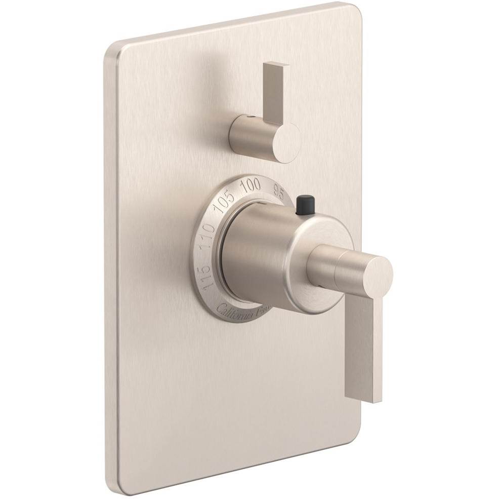 California Faucets - StyleTherm Trim Only with Single Volume Control - Gloss White