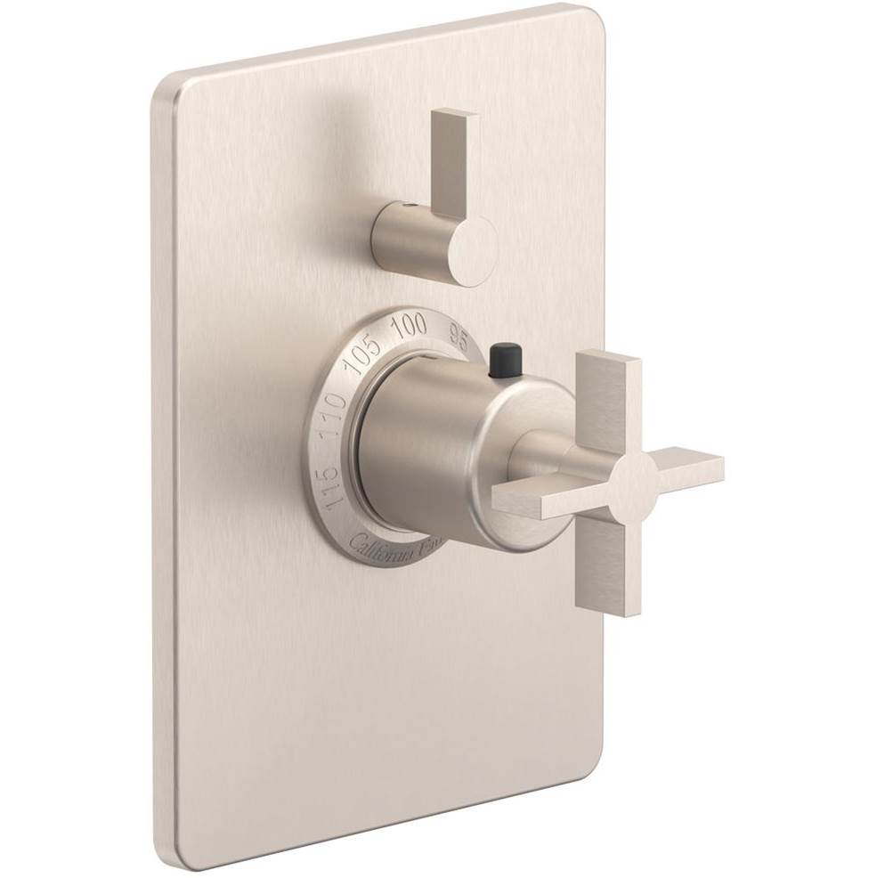 California Faucets - StyleTherm Trim Only with Single Volume Control - Gloss White