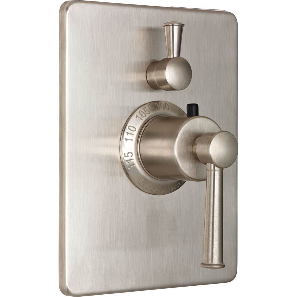 California Faucets - StyleTherm Trim Only with Single Volume Control - Gloss White