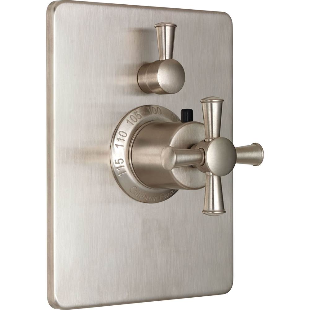 California Faucets - StyleTherm Trim Only with Single Volume Control - Gloss White