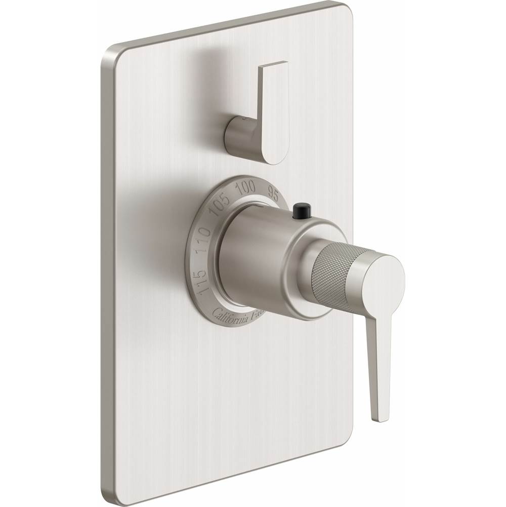 California Faucets - StyleTherm Trim Only with Single Volume Control - Gloss White