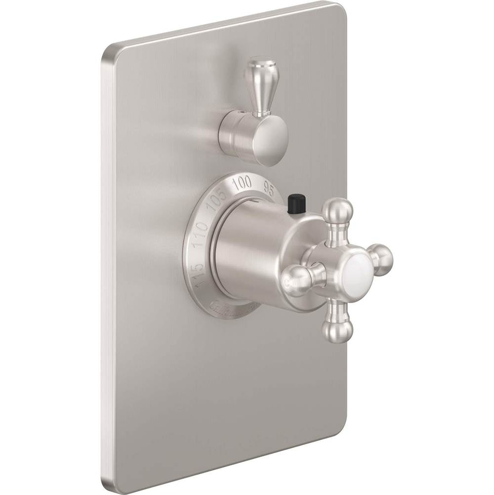 California Faucets - StyleTherm Trim Only with Single Volume Control - Gloss White