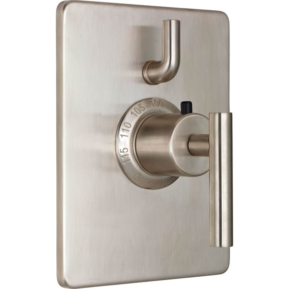 California Faucets - StyleTherm Trim Only with Single Volume Control - Gloss White